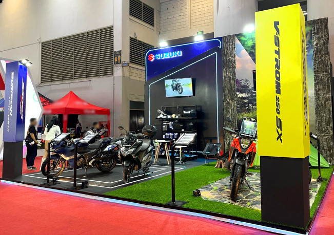 Booth Suzuki di Jakarta Fair 2024. (SIS)